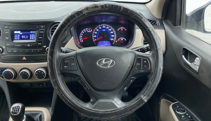 2016 Hyundai Grand i10 SPORTZ 1.2 KAPPA VTVT, Petrol, Manual, 73,565 km, Steering Wheel Close Up