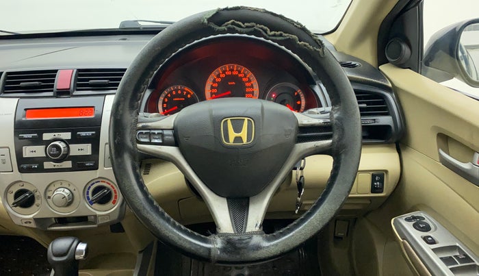 2011 Honda City 1.5L I-VTEC V AT, Petrol, Automatic, 1,10,045 km, Steering Wheel Close Up