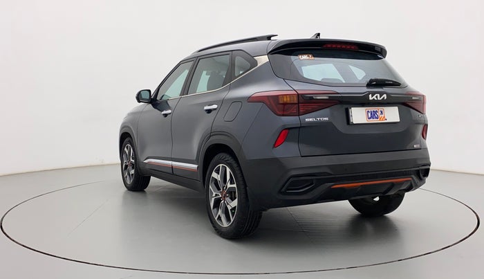2021 KIA SELTOS X LINE 1.4 PETROL DCT, Petrol, Automatic, 28,803 km, Left Back Diagonal