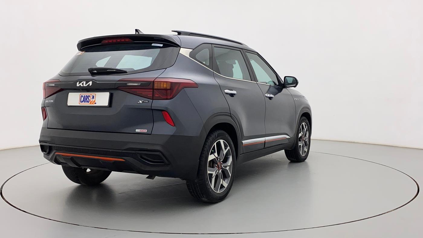2021 KIA SELTOS X LINE 1.4 PETROL DCT, Petrol, Automatic, 28,803 km, Right Back Diagonal