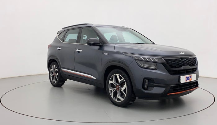 2021 KIA SELTOS X LINE 1.4 PETROL DCT, Petrol, Automatic, 28,803 km, Right Front Diagonal