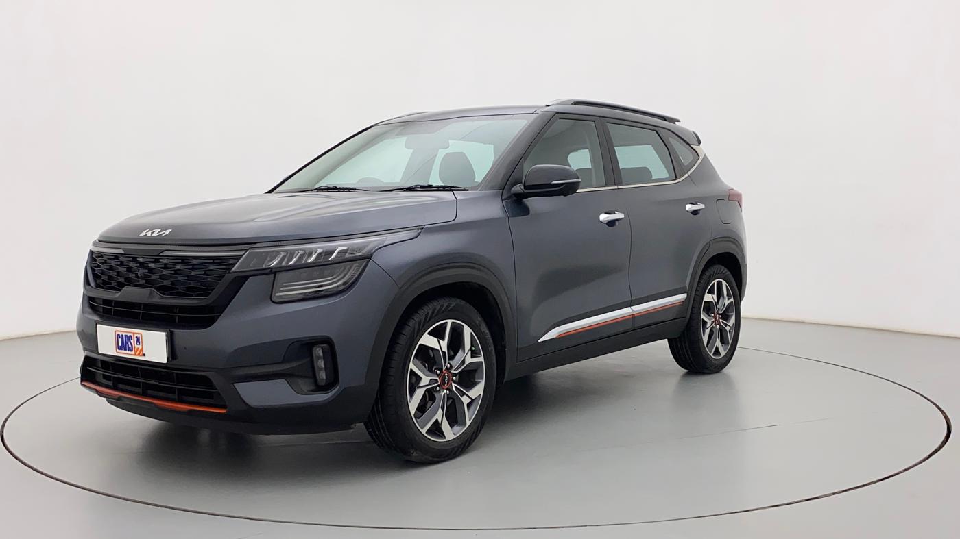 2021 KIA SELTOS X LINE 1.4 PETROL DCT, Petrol, Automatic, 28,803 km, Left Front Diagonal