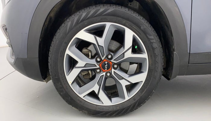 2021 KIA SELTOS X LINE 1.4 PETROL DCT, Petrol, Automatic, 28,803 km, Left Front Wheel