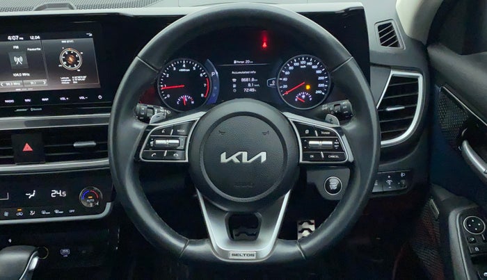 2021 KIA SELTOS X LINE 1.4 PETROL DCT, Petrol, Automatic, 28,803 km, Steering Wheel Close Up