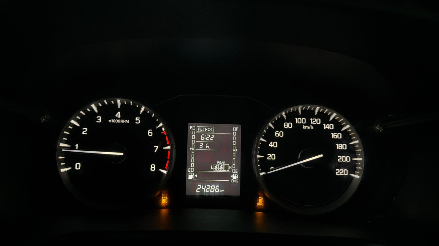 2025 Maruti BREZZA VXI S-CNG, CNG, Manual, 24,286 km, Odometer Image