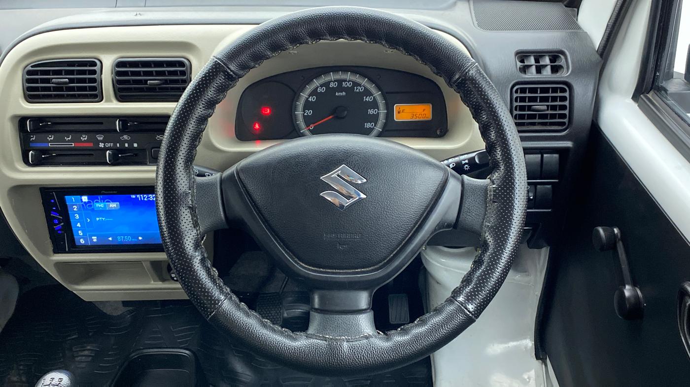 2021 Maruti Eeco 5 STR WITH AC PLUSHTR, Petrol, Manual, 3,889 km, Steering Wheel Close Up