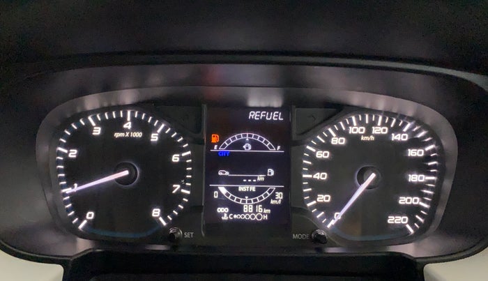 2022 Tata PUNCH PURE MT, Petrol, Manual, 8,811 km, Odometer Image