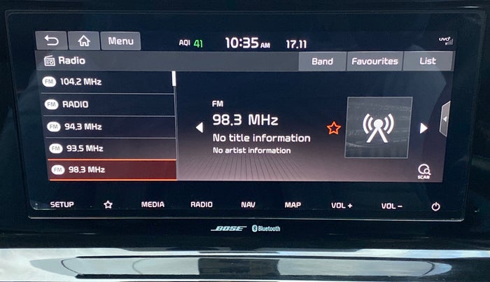 2020 KIA SELTOS GTX + AT PETROL, Petrol, Automatic, 15,021 km, Infotainment System