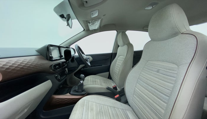 2021 Hyundai AURA SX 1.2 (O), Petrol, Manual, 7,356 km, Right Side Front Door Cabin