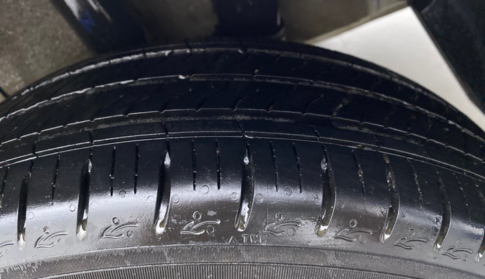 2021 Hyundai AURA SX 1.2 (O), Petrol, Manual, 7,356 km, Left Rear Tyre Tread