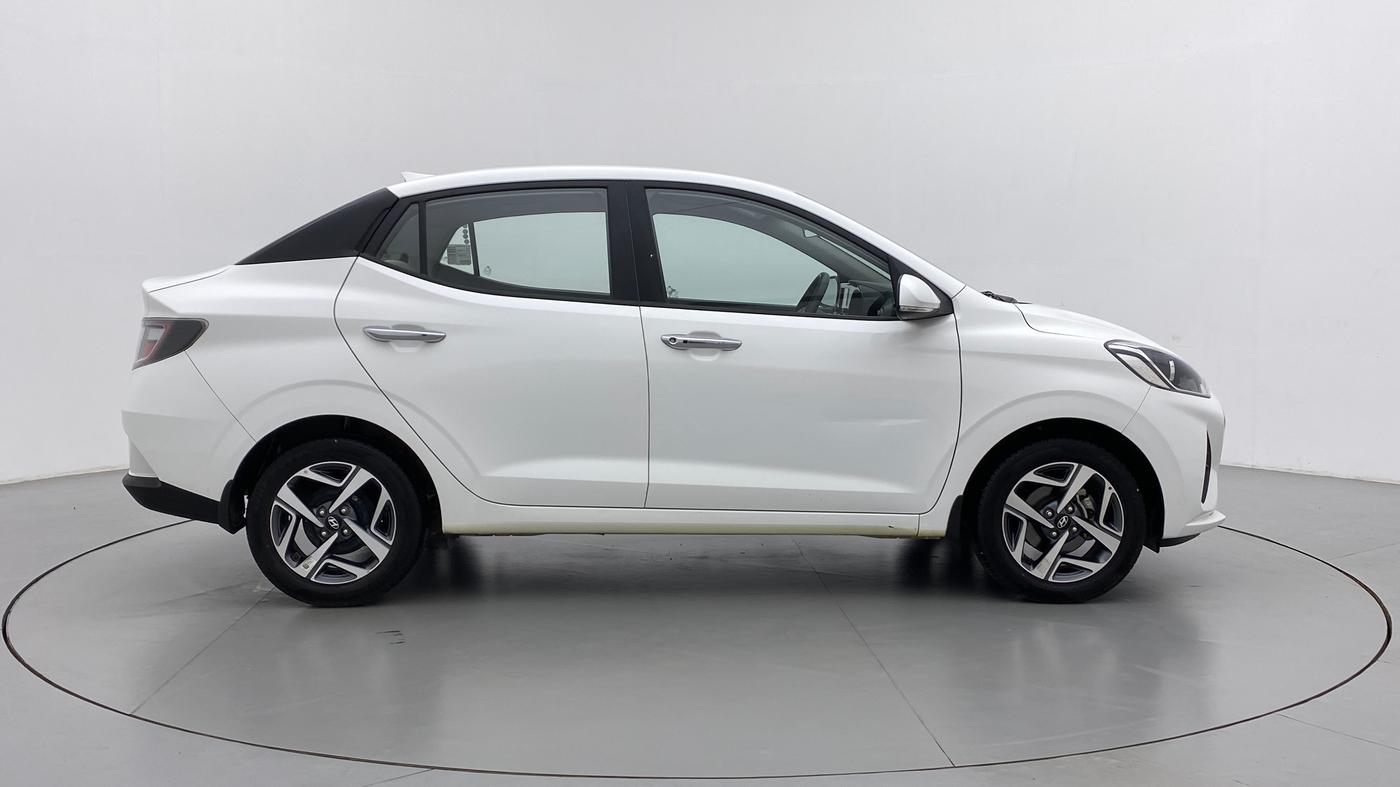 2021 Hyundai AURA SX 1.2 (O), Petrol, Manual, 7,356 km, Right Side View