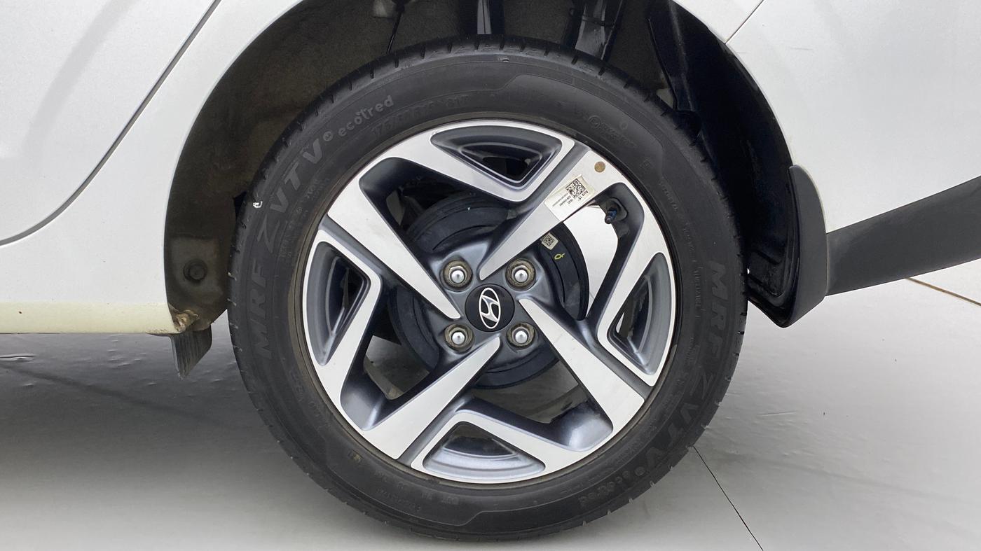 2021 Hyundai AURA SX 1.2 (O), Petrol, Manual, 7,356 km, Left Rear Wheel