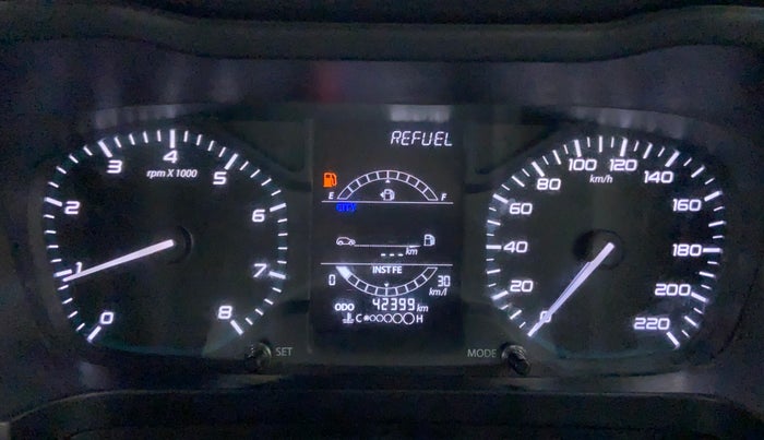2021 Tata ALTROZ XE 1.2, Petrol, Manual, 42,443 km, Odometer Image