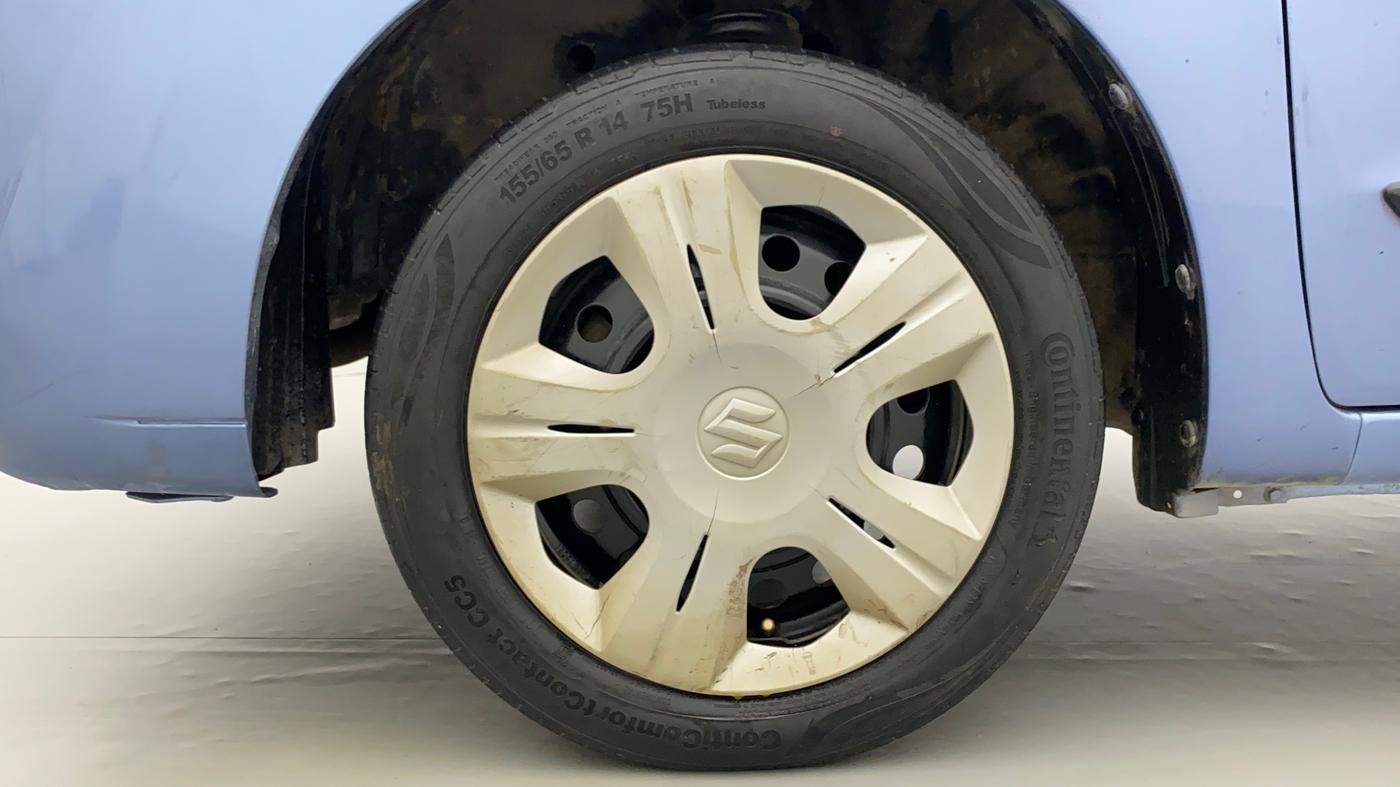 2012 Maruti Wagon R 1.0 VXI, Petrol, Manual, 50,802 km, Left Front Wheel