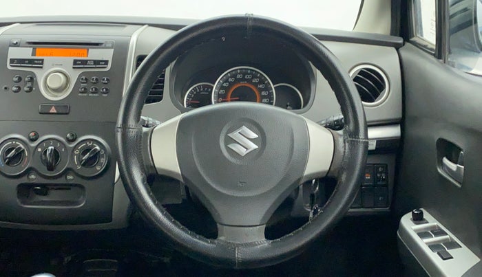 2012 Maruti Wagon R 1.0 VXI, Petrol, Manual, 50,802 km, Steering Wheel Close Up