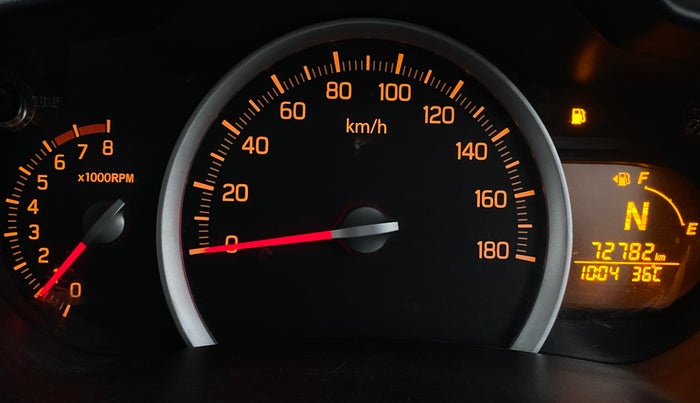 2018 Maruti Celerio ZXI AMT (O), Petrol, Automatic, 72,778 km, Odometer Image