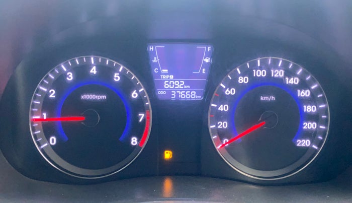 2012 Hyundai Verna FLUIDIC 1.6 VTVT EX, Petrol, Manual, 37,666 km, Odometer Image