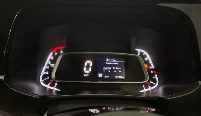 2020 KIA SONET HTX 1.0 IMT, Petrol, Manual, 47,182 km, Odometer Image