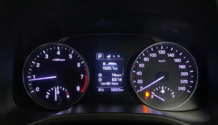2018 Hyundai New Elantra 2.0 SX(O) AT PETROL, Petrol, Automatic, 58,002 km, Odometer Image