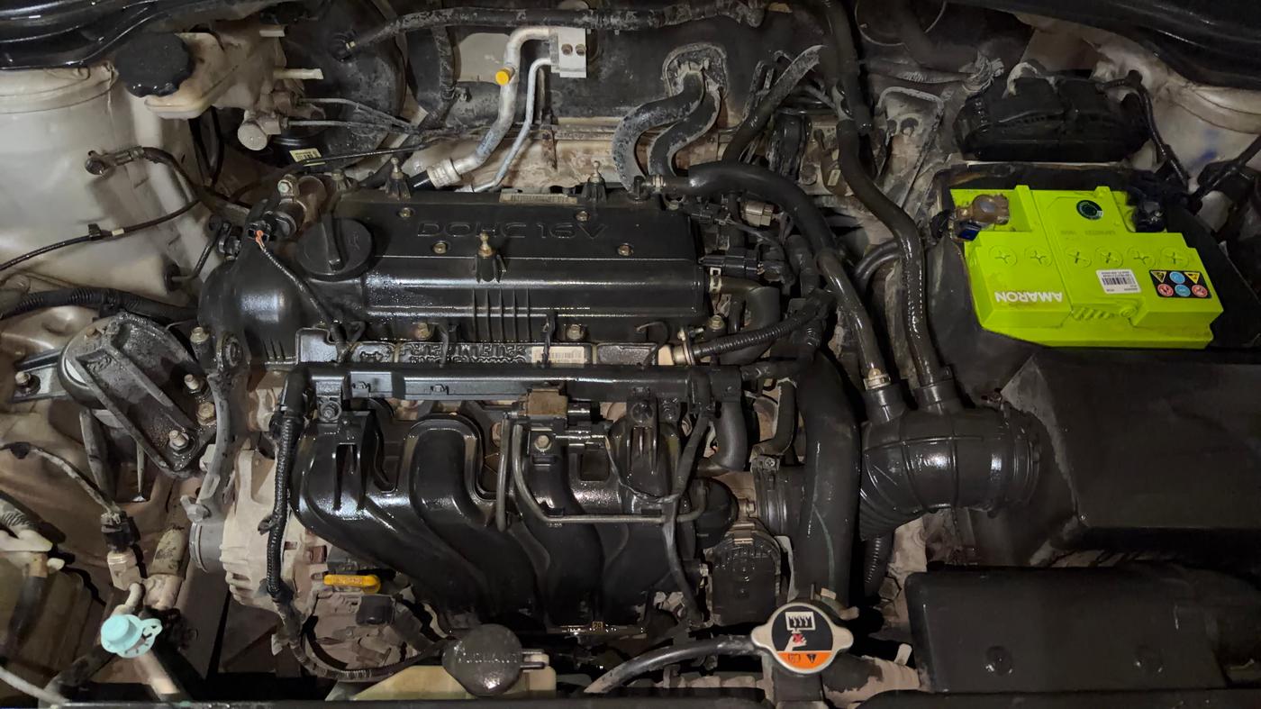 2016 Hyundai Creta SX PLUS AT 1.6 PETROL, Petrol, Automatic, 1,00,954 km, Engine View