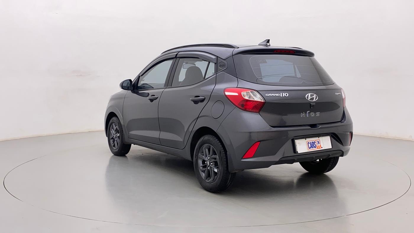 2021 Hyundai GRAND I10 NIOS SPORTZ 1.2 KAPPA VTVT, Petrol, Manual, 52,344 km, Left Back Diagonal