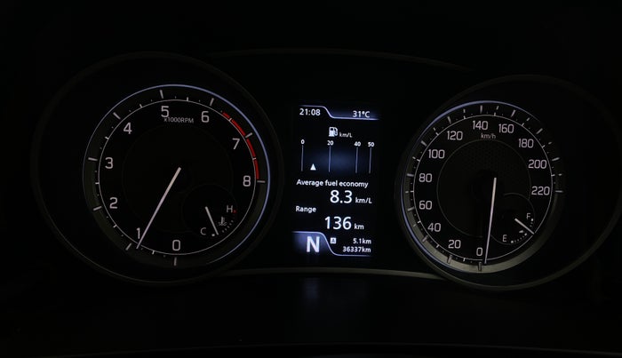 2022 Maruti Dzire ZXI Plus AMT, Petrol, Automatic, 36,333 km, Odometer Image