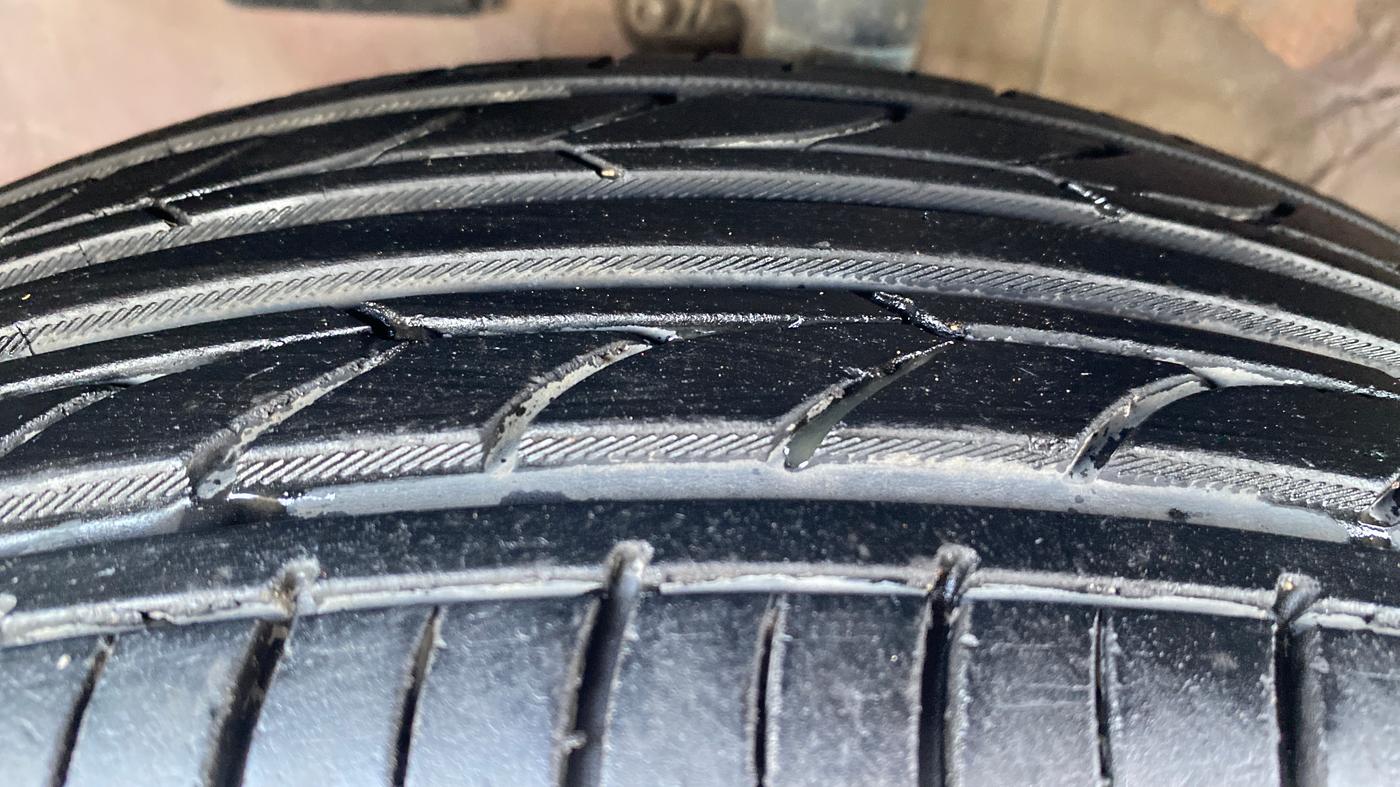 2019 Honda Amaze 1.2L I-VTEC VX, Petrol, Manual, 73,447 km, Left Front Tyre Tread