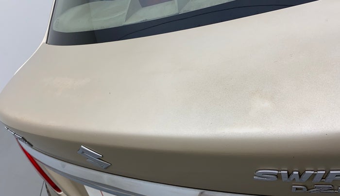2012 Maruti Swift Dzire VXI, Petrol, Manual, 90,483 km, Dicky (Boot door) - Paint has minor damage