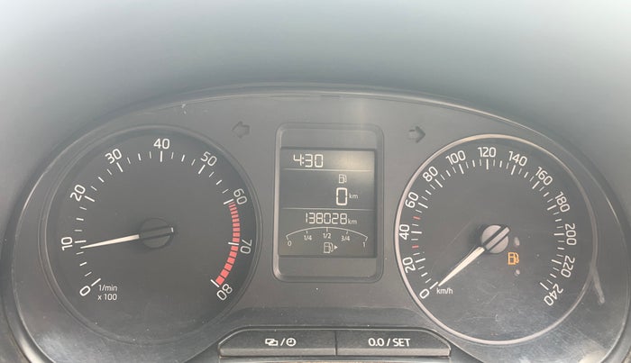 2019 Skoda Rapid AMBITION 1.6 MPI MT, Petrol, Manual, 1,38,013 km, Odometer Image
