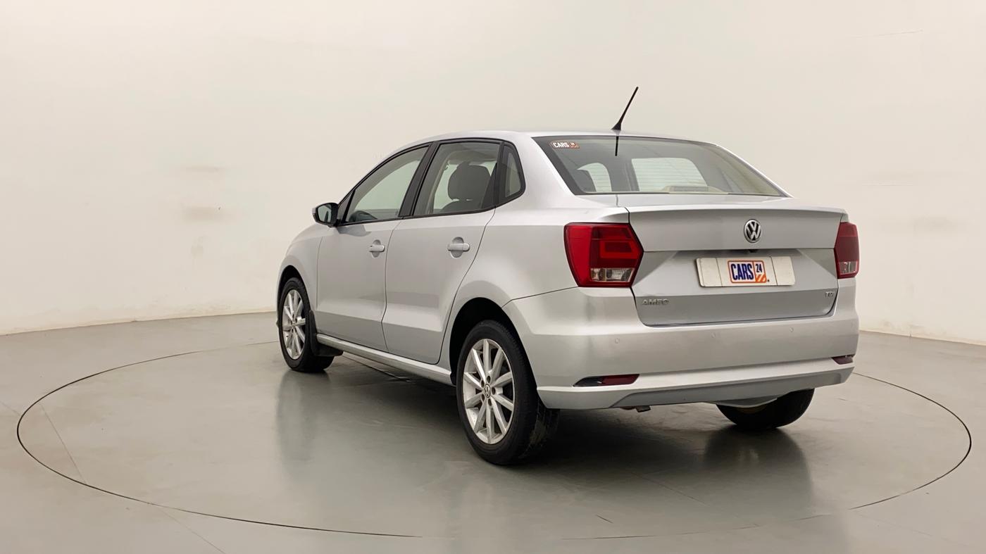 2018 Volkswagen Ameo HIGHLINE PLUS 1.5L AT 16 ALLOY, Diesel, Automatic, 72,662 km, Left Back Diagonal