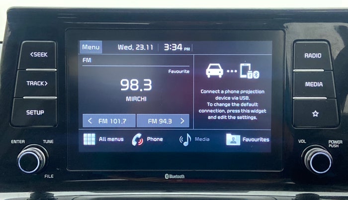 2020 KIA SELTOS HTK PLUS 1.5 PETROL, Petrol, Manual, 8,902 km, Infotainment System