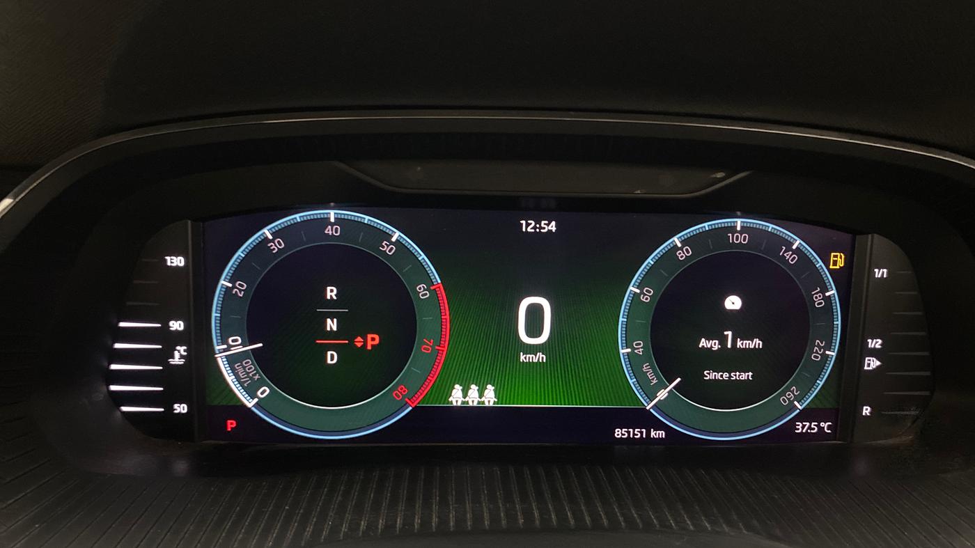 2021 Skoda Octavia L&K 2.0 AT, Petrol, Automatic, 85,139 km, Odometer Image