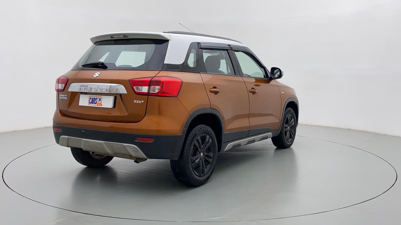 2018 Maruti Vitara Brezza ZDI+ DUAL TONE AMT, Diesel, Automatic, 38,827 km, Right Back Diagonal