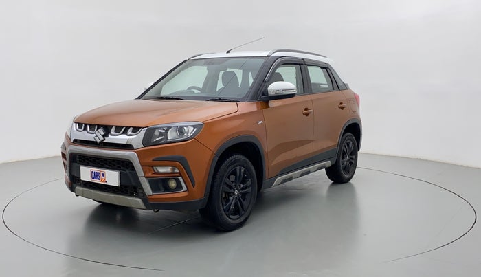 2018 Maruti Vitara Brezza ZDI+ DUAL TONE AMT, Diesel, Automatic, 38,827 km, Left Front Diagonal