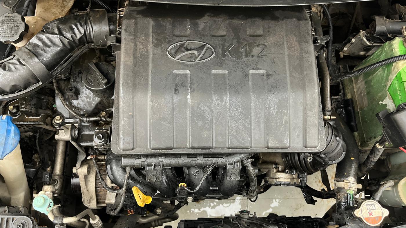 2016 Hyundai Grand i10 ASTA (O) 1.2 KAPPA VTVT, Petrol, Manual, 54,734 km, Engine View