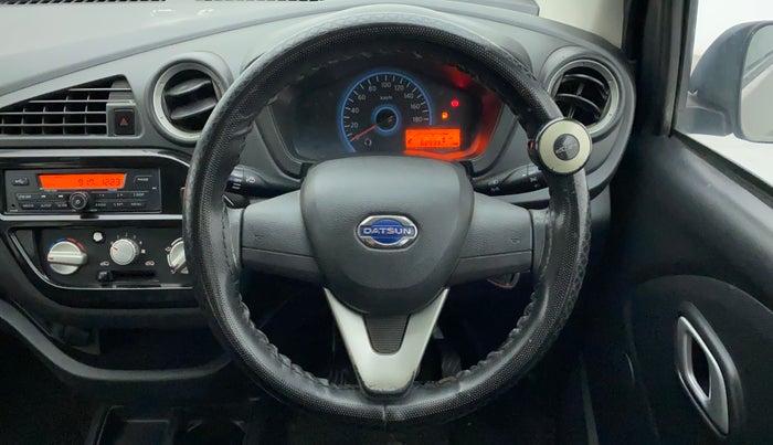 2019 Datsun Redi Go T (O), Petrol, Manual, 68,933 km, Steering Wheel Close Up