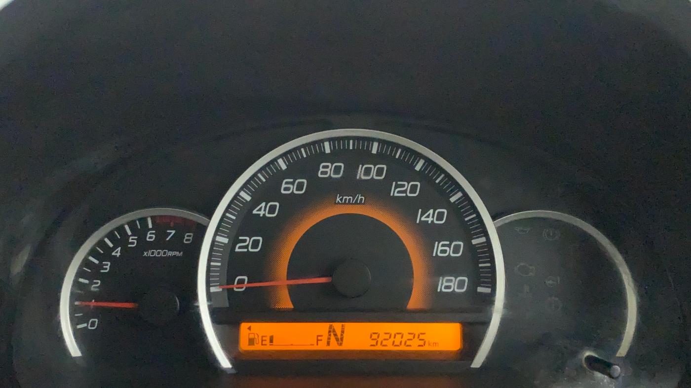 2015 Maruti Wagon R 1.0 VXI AMT, CNG, Automatic, 92,025 km, Odometer Image