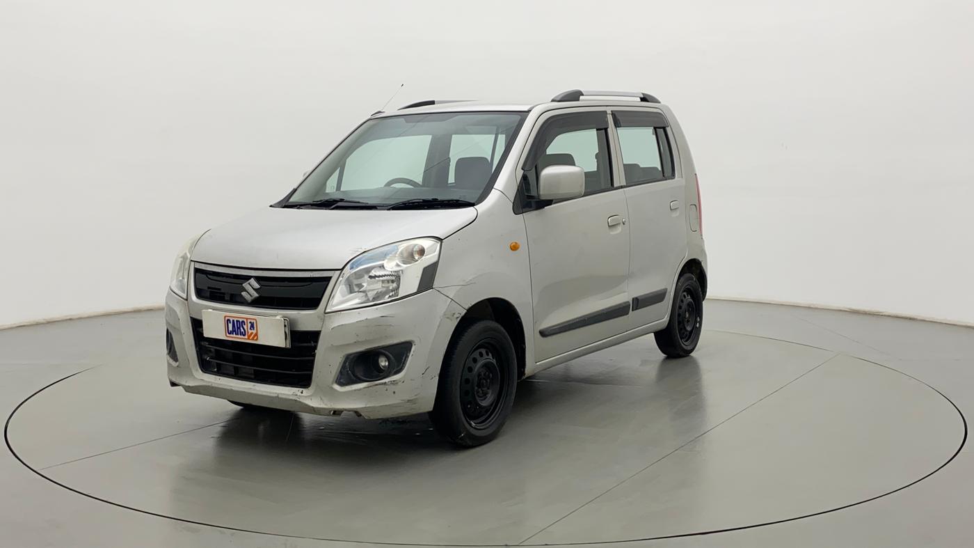 2015 Maruti Wagon R 1.0 VXI AMT, CNG, Automatic, 92,025 km, Left Front Diagonal