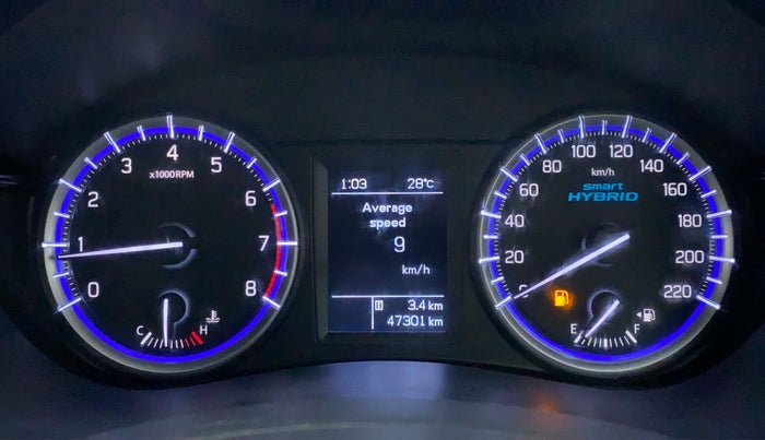 2020 Maruti S Cross ZETA SHVS PETROL, Petrol, Manual, 47,486 km, Odometer Image