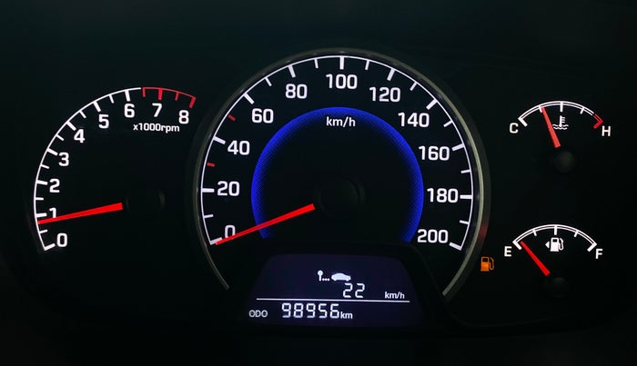 2019 Hyundai Grand i10 SPORTZ 1.2 KAPPA VTVT, Petrol, Manual, 98,949 km, Odometer Image