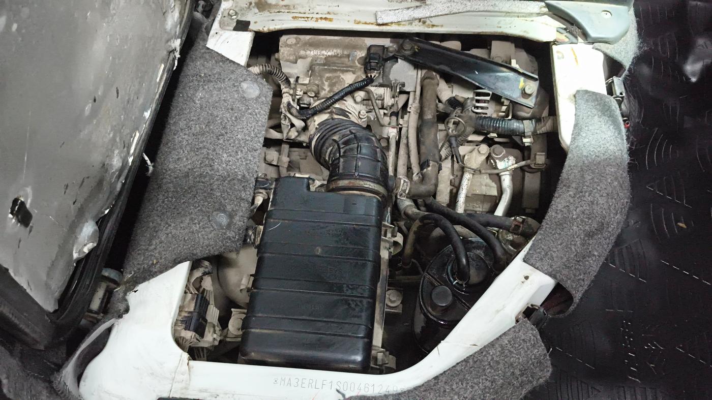 2016 Maruti Eeco 5 STR WITH A/C+HTR, Petrol, Manual, 45,085 km, Engine View - Right