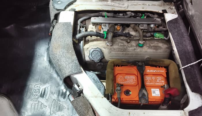 2016 Maruti Eeco 5 STR WITH A/C+HTR, Petrol, Manual, 45,085 km, Engine View - Left