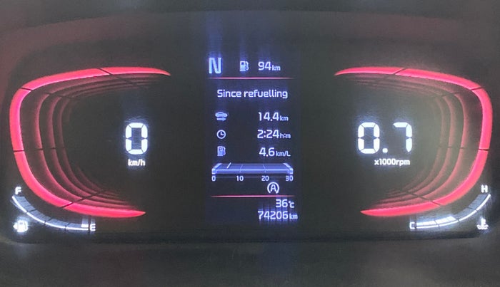 2023 KIA CARENS PREMIUM 1.5 DIESEL IMT 7 STR, Diesel, Manual, 74,201 km, Odometer Image