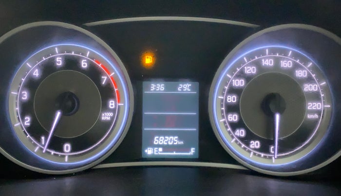 2017 Maruti Dzire ZXI, Petrol, Manual, 68,204 km, Odometer Image