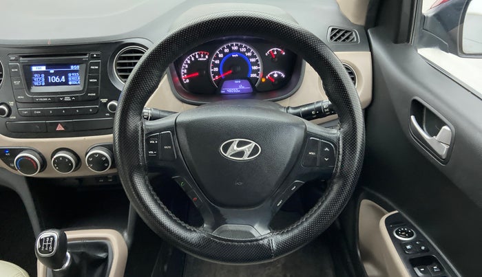 2015 Hyundai Grand i10 SPORTZ 1.2 KAPPA VTVT, Petrol, Manual, 48,050 km, Steering Wheel Close Up