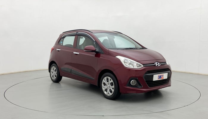 2015 Hyundai Grand i10 SPORTZ 1.2 KAPPA VTVT, Petrol, Manual, 48,050 km, Right Front Diagonal