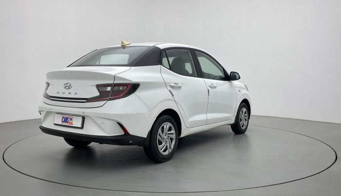 2020 Hyundai AURA S 1.2 CNG, CNG, Manual, 80,065 km, Right Back Diagonal