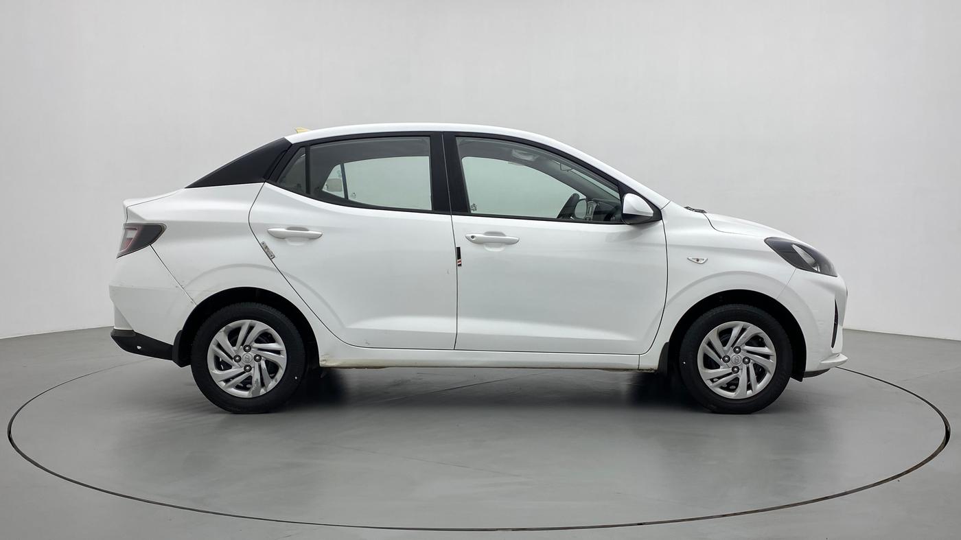 2020 Hyundai AURA S 1.2 CNG, CNG, Manual, 80,065 km, Right Side View