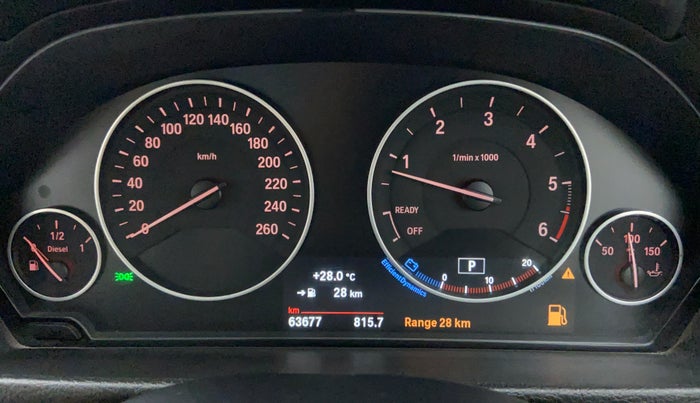 2015 BMW 3 Series 320D LUXURYLINE, Diesel, Automatic, 64,563 km, Odometer View