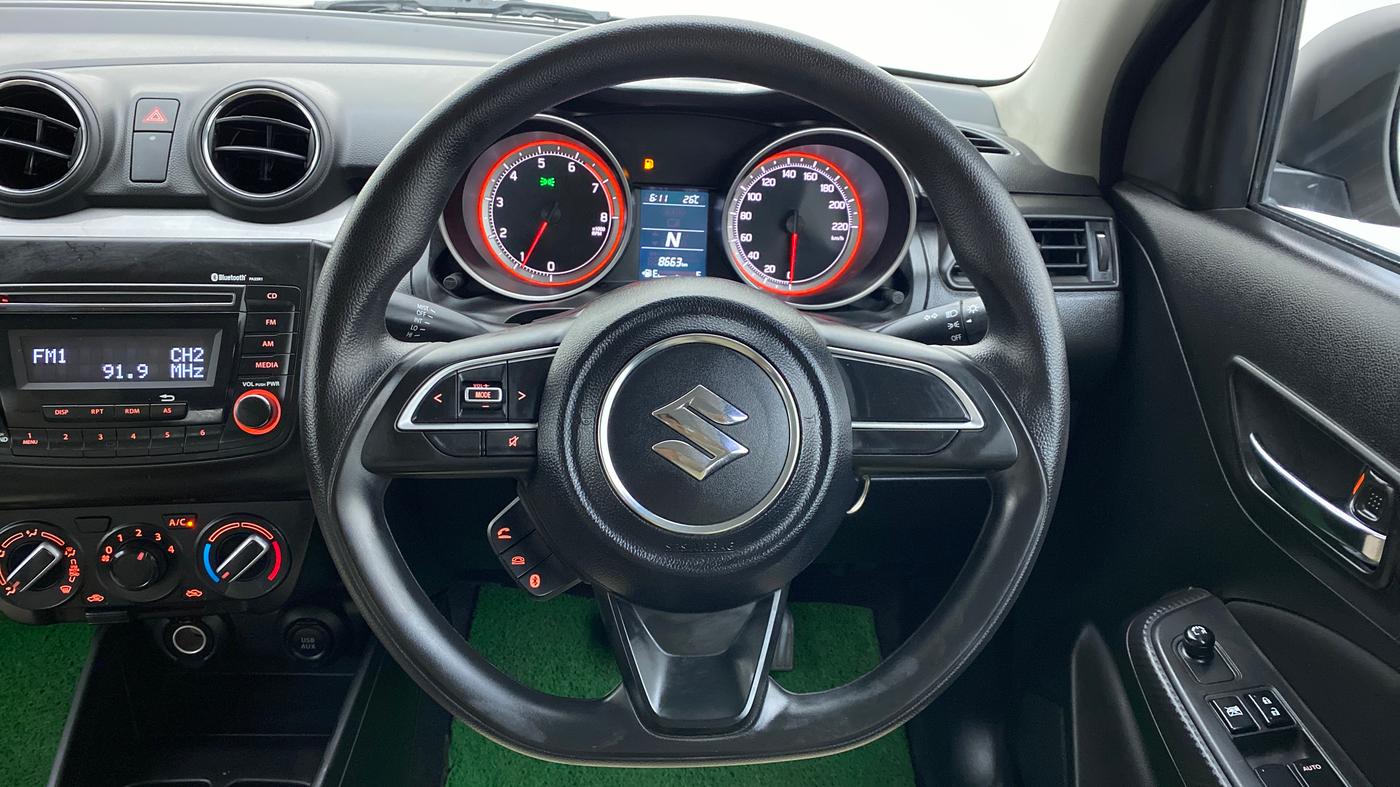 2020 Maruti Swift VXI AMT D, Petrol, Automatic, 8,968 km, Steering Wheel Close Up
